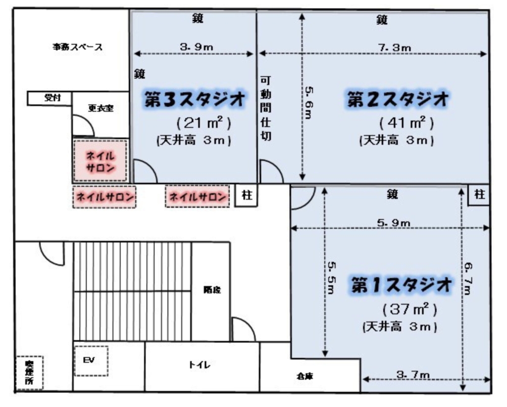 vox japan スタジオ見取り図